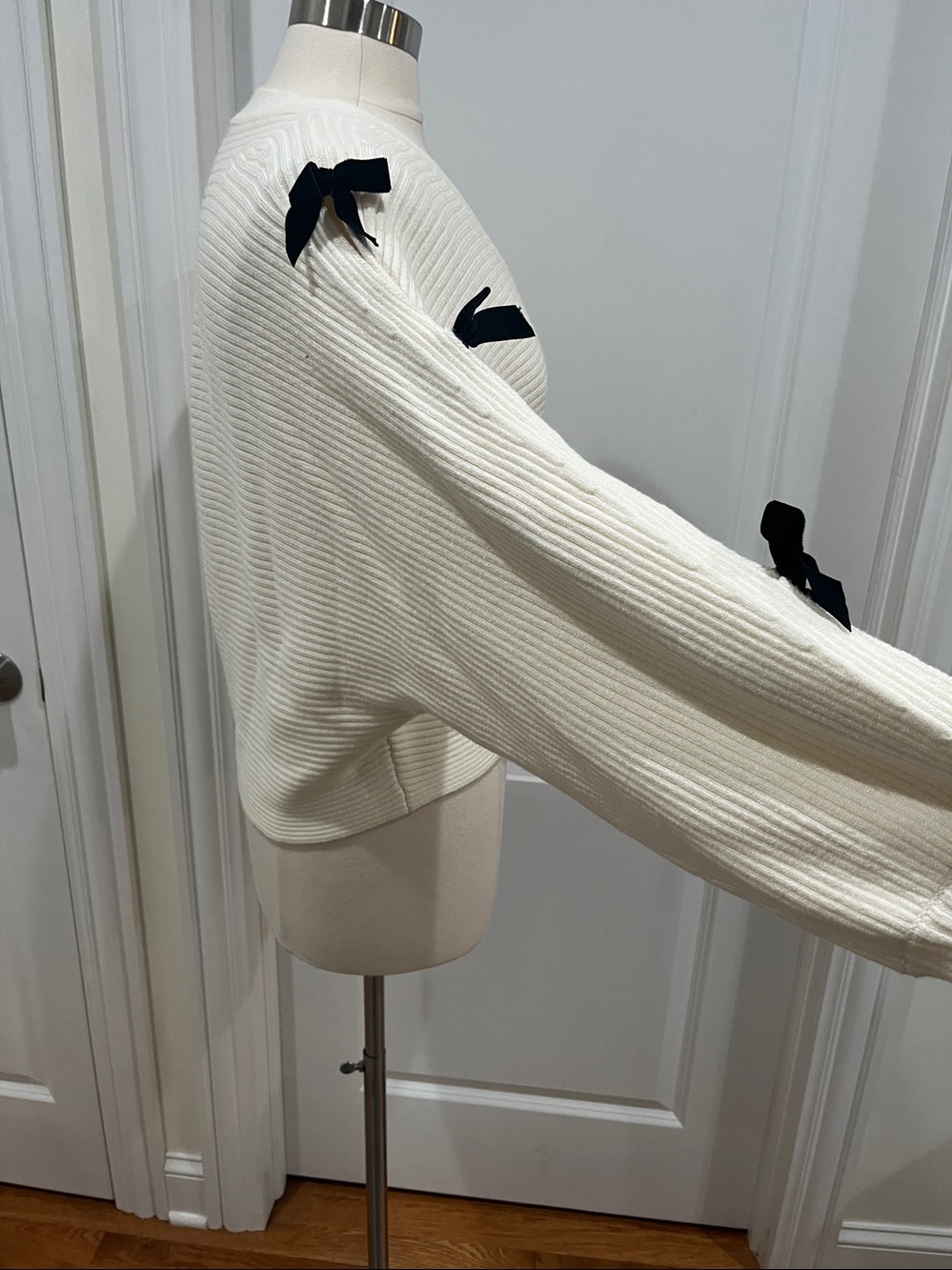 Vici Sweet Darling Bow Embellished Cardigan Sweater - Picture 6 of 16
